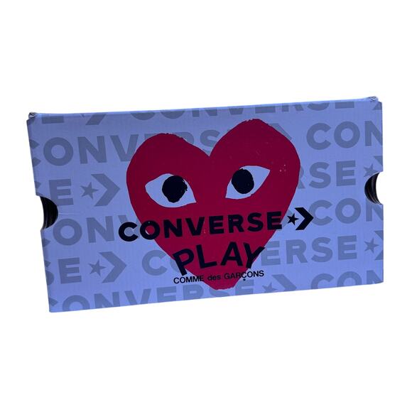 NEW Converse Chuck Taylor All Star 70 Hi‎ x Comme des Garcons PLAY White M4 W6 - Picture 6 of 10